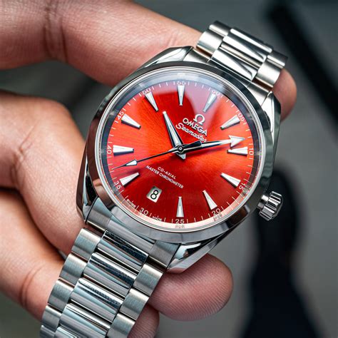 aqua terra red dial